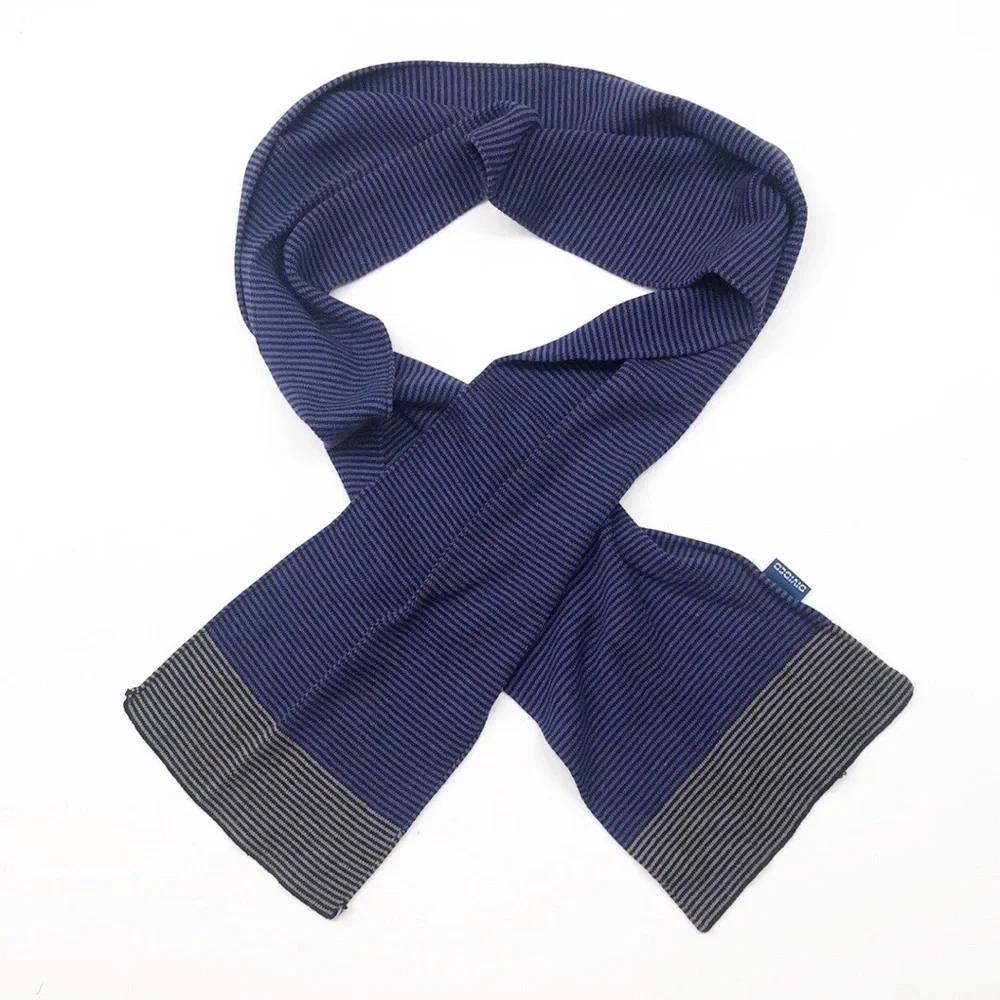Divided by H&M purple/black/gray striped scarf